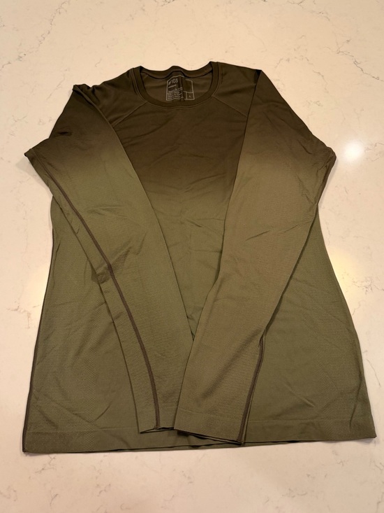Figs Tops - FIGS Spruce Ombré Seamless Long Sleeve Salta
